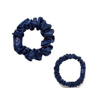 ESPA Silk Scrunchies - Navy Blue - 2 Pack