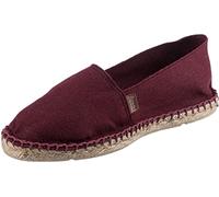 Espadrij L'Originale Classic Bordeaux weinrot Damen Espadrilles Sommerschuhe Leinen (37)