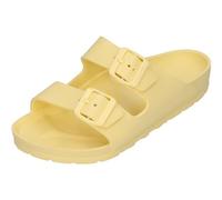 Espadrij L'ORIGINALE Damen Pantolette AMI POOL jaune, Größe:42 EU