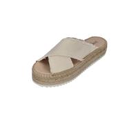 Espadrij L'ORIGINALE Damen Pantolette CROISETTE LINEN nature, Größe:39 EU