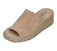 Espadrij L'ORIGINALE Damenschuhe PANTOLETTE WEDGE beige, Größe:39 EU