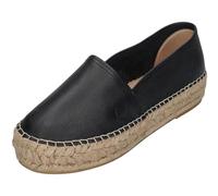 Espadrij L'Originale Espadrilles - Classic Cuir HIGH - Noir, Größe:39 EU