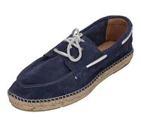 Espadrij L'Originale Espadrilles - Navire Velour Men - Marine x White Laces, Größe:41 EU