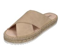 ESPADRIJ L'ORIGINALE Pantolette - CROISETTE VELOUR LOW - beige 41 EU
