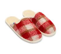 Espadrij - Women's Chausson Woolcheck - Hausschuhe, Gr. 41, rot (RougeCheckBig)