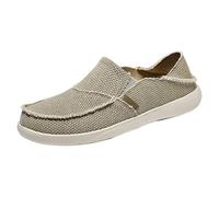 Espadrillas Herren Leicht - Loafers Herren Slip On Schuhe Atmungsaktive Mokassin & Slipper Flache Walkingschuhe Niedrigem Freizeitschuhe Bequem Stoffschue Sommerschuhe Casual Wanderschuhe