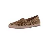 Espadrille GABOR "Gabor Halbschuhe Leder", Damen, Gr. 37,5, braun (leopard), Leder, casual, Schuhe (73028624-37,5) leopard