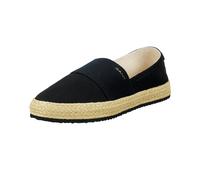 Espadrille GANT "RAFFIAVILLE", Damen, Gr. 40, schwarz, Textil, Schuhe Espadrille, Slipper, Sommerschuh, Loafer zum Schlupfen (43710517-40) schwarz