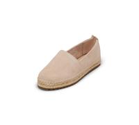Espadrille MARC O'POLO "aus edlem Velours-Ziegenleder", Damen, Gr. 42, sand, Obermaterial: 100% Leder (Ziege), unifarben, Schuhe Espadrille (59436359-42) sand