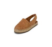 Espadrille MARC O'POLO "aus Suede-Ziegenleder", Damen, Gr. 37, cognac, Obermaterial: 100% Leder, unifarben, Schuhe Espadrille (17395269-37) cognac