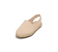 Espadrille MARC O'POLO "aus Suede-Ziegenleder", Damen, Gr. 38, beige (sand), Obermaterial: 100% Leder (Ziege), unifarben, Schuhe Espadrille (83483467-38) sand