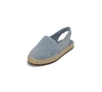 Espadrille MARC O'POLO "aus Suede-Ziegenleder", Damen, Gr. 42, high sky, Obermaterial: 100% Leder (Ziege), unifarben, Schuhe Espadrille (67642422-42) high sky