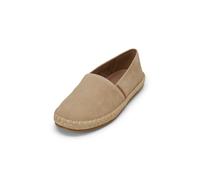 Espadrille MARC O'POLO "aus weichem Veloursleder", Damen, Gr. 42, sand, Obermaterial: 100% Leder (Ziege), unifarben, Schuhe Espadrille (87072038-42) sand