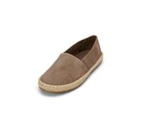 Espadrille MARC O'POLO "aus weichem Veloursleder", Damen, Gr. 44, schwarz taupe, Obermaterial: 100% Leder (Ziege), unifarben, Schuhe Espadrille (79482110-44) schwarz taupe