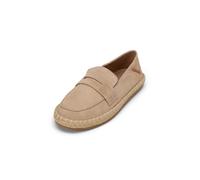 Espadrille MARC O'POLO "aus weichem Veloursleder", Damen, Gr. 45, sand, Obermaterial: 100% Leder (Ziege), unifarben, Schuhe Espadrille (30391037-45) sand