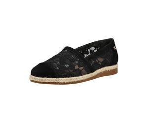 Espadrille PAUL GREEN "Paul Green Halbschuhe Leder", Damen, Gr. 40,5, schwarz, Leder, Schuhe Espadrille (13590368-40,5) schwarz
