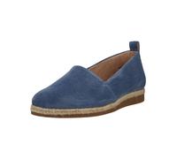 Espadrille PAUL GREEN "Paul Green Halbschuhe Veloursleder", Damen, Gr. 38, blau, Veloursleder, Schuhe Espadrille (90222760-38) blau