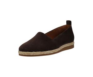 Espadrille PAUL GREEN "Paul Green Halbschuhe Veloursleder", Damen, Gr. 42, braun, Veloursleder, Schuhe Espadrille (47265205-42) braun
