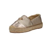 Espadrille REPLAY "Replay Halbschuhe Lederimitat", Damen, Gr. 37, platin, Lederimitat, Schuhe Espadrille (36724840-37) platin