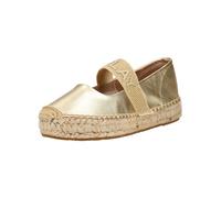 Espadrille REPLAY "Replay Halbschuhe Lederimitat", Damen, Gr. 39, platin, Lederimitat, Schuhe Espadrille (82752633-39) platin