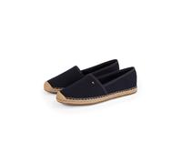 Tommy Hilfiger Damen Espadrilles Flag Canvas mit Logo Blau (Space Blue) Größe 39
