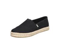 Toms Alpargata Rope 2.0 black recycled cotton slubby 40