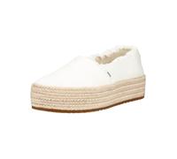 Toms Shoes Espadrilles Valencia Plattform Damen Weiß Größe 40 EU