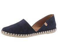 Espadrille VERBENAS, Damen, Gr. 35, blau (dunkelblau), Veloursleder, unifarben, Schuhe Espadrille, Strandschuh, Sommerschuh, Loafer aus Veloursleder (17225248-35) dunkelblau