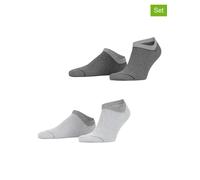 ESPRIT 2er-Set: Socken "Allover Stripe" in Grau - Größe 43-46 | Herrensocken
