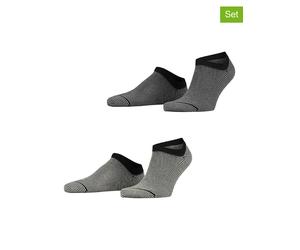 ESPRIT 2er-Set: Socken "Allover Stripe" in Schwarz - Größe 43-46 | Herrensocken