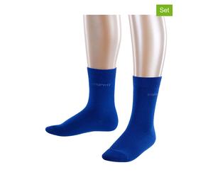 ESPRIT 2er-Set: Socken "Foot Logo" in Blau - Größe 27-30 | Kinder Socken Strumpfhosen