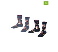 ESPRIT 2er-Set: Socken "Hedgehog" in Schwarz - Größe 31-34 | Babysocken Strumpfhosen