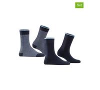 ESPRIT 2er-Set: Socken ''Piqué'' in Dunkelblau - 36% | Größe 35-38 | Damen Socken Strumpfhosen