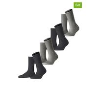 ESPRIT 4er-Set: Tennissocken "Basic Tennis" in Anthrazit - Größe 39-42 | Damen Outdoor Ausruestung