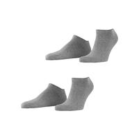 Esprit Herren Sneakersocken Basic Uni – 2er Pack, hellgrau, Gr. 39-42/47-50
