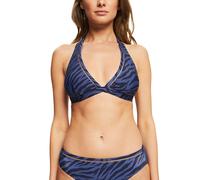 ESPRIT Bikini-Oberteil in Dunkelblau - Größe 38D-Cup | Damen Bademode