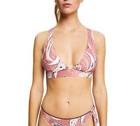 ESPRIT Bikini-Top mit Paisley-Print, Blush 3, 38 C