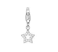 ESPRIT Charm Damen-Anhänger ES-PICO WISH 925 Silber rhodiniert Zirkonia transparent - ESCH91597A000