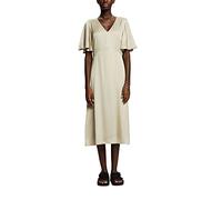 ESPRIT Collection Damen 033eo1e324 Kleid, 335/Dusty Green, 36