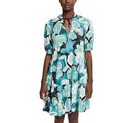 ESPRIT Collection Damen Kleid 072eo1e302, Emerald Green, 38
