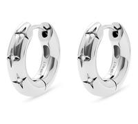 ESPRIT Damen-Creolen 925er Silber 6 Zirkonia One Size, Silber 32024501