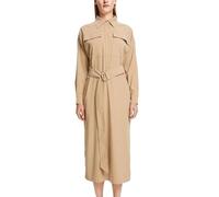 ESPRIT Damen 014ee1e315 Kleid, Beige, 38 EU