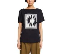 ESPRIT Damen 014ee1k327 T-Shirt, 001/Black, XXS