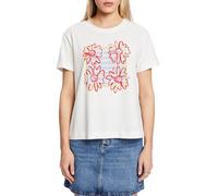 ESPRIT Damen 014ee1k334 T-Shirt, 110/Off White, XX-Small