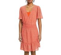 ESPRIT Damen 023ee1e306 Kleid, 638/Orange Red 4, 32