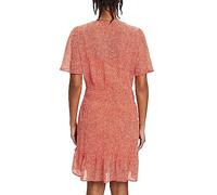 ESPRIT Damen 023ee1e306 Kleid, 638/Orange Red 4, 40