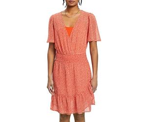 ESPRIT Damen 023ee1e306 Kleid, 638/Orange Red 4, 40