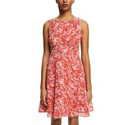 ESPRIT Damen 024ee1e354 Kleid, 854/Pastel Orange, 38