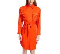 ESPRIT Damen 034ee1e360 Kleid, Bright Orange, 44 EU