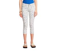 ESPRIT Schmal geschnittene Cropped-Hose mit Print NAVY 28/24